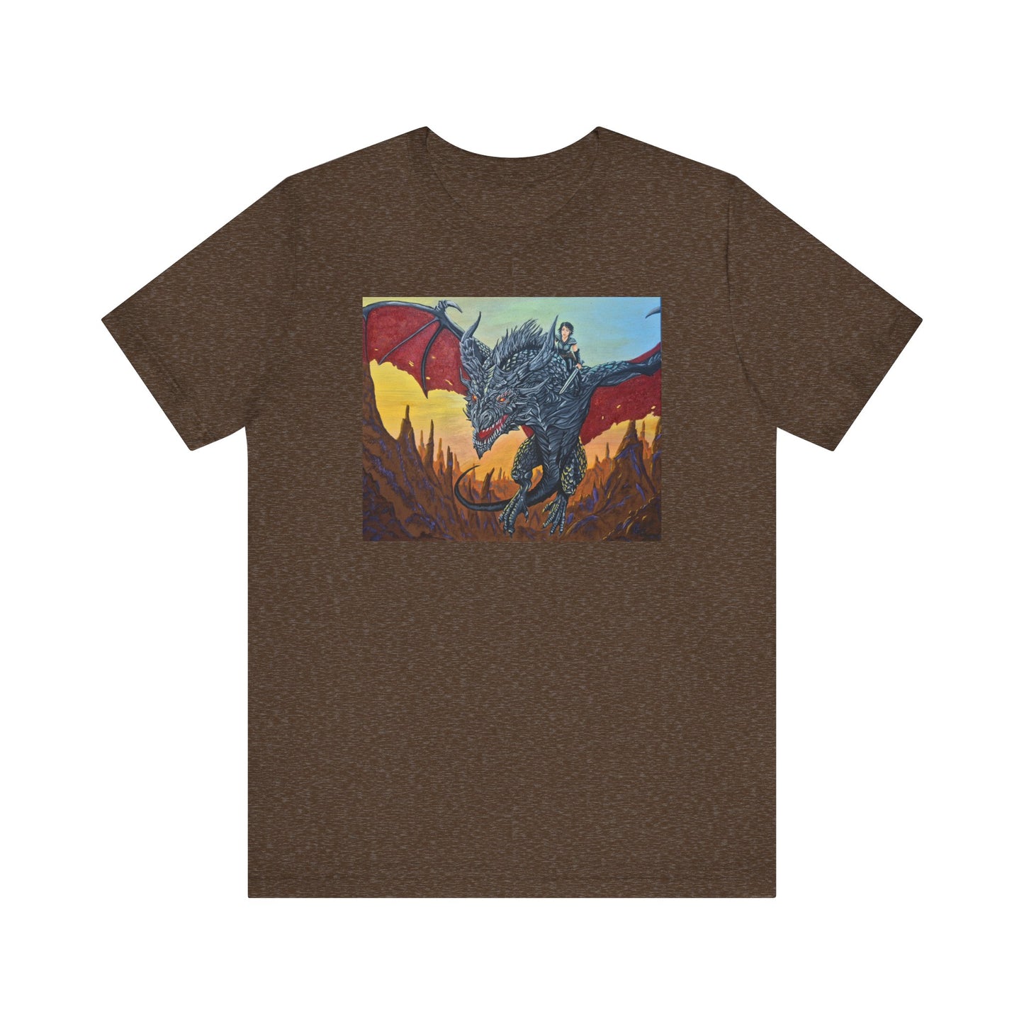 Epic Dragon Art Unisex Tee - Fantasy Shirt for Enthusiasts, Gift for Gamers, Unique Graphic Tee, Perfect for Conventions