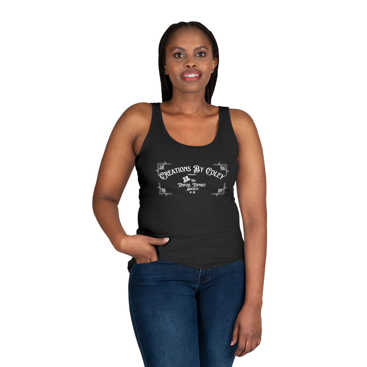 Creations by Coley presents the Tinfoil Tophat Society Tank