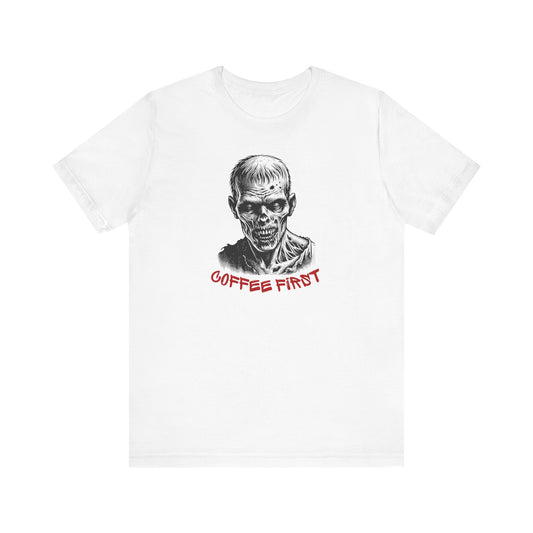 I'm a Zombie Without My Coffee T-Shirt for Coffee Lovers