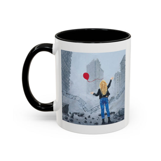 I Think of you, and let it go. Mug inspired by 99 red Balloons, you choice cups inside color!